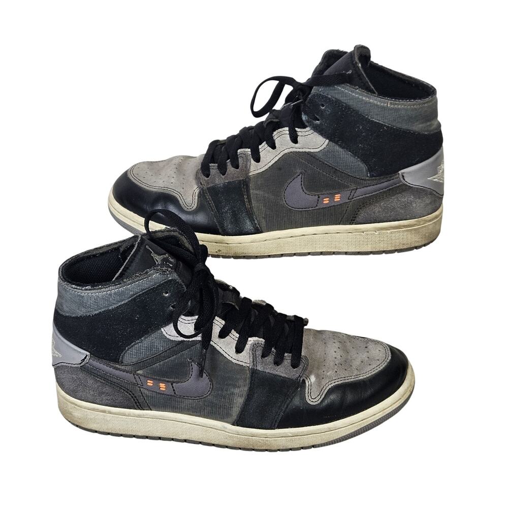 Men's Nike Jordan 1 SE Mid Craft Inside Out Size 10 DM9652-001 Gray / Black